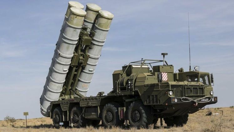 Missile Battery From S-300 Air Defence System