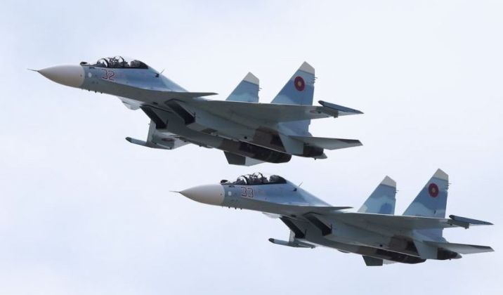 Armenian Air Force Su-30SM Fighters 
