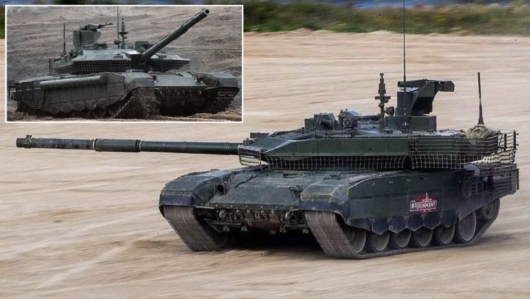 Russian Army T-90M Tanks