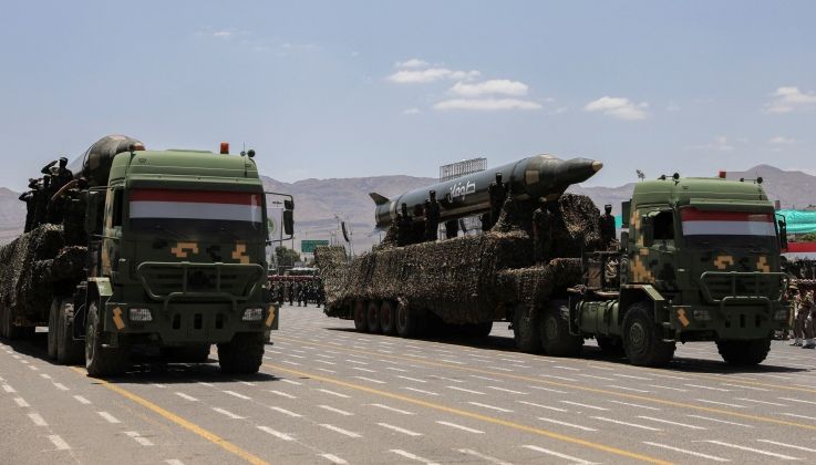 Ansurullah Coalition Ballistic Missiles Forces on Parade