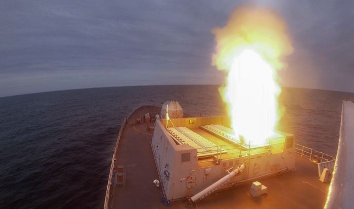 Launch Cells on Type 45 Destroyer
