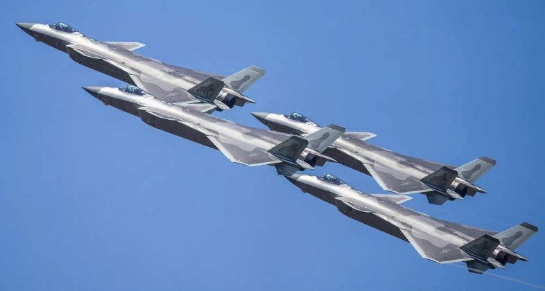J-20s at the 2022 Zhuhai Airshow