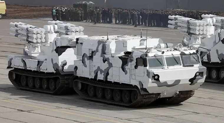 Pantsir-SA Arctic Warfare Air Defence Combat Vehicles