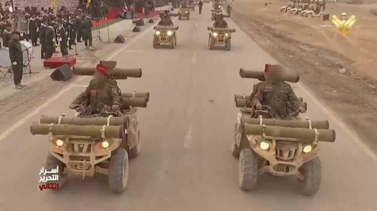 Hezbollah Mobile Anti Tank Units With Russian Kornet Missiles