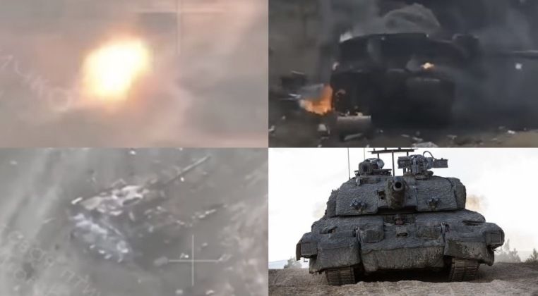 Challenger 2 Tank Destroyed By Kornet Missile in Early September 2023