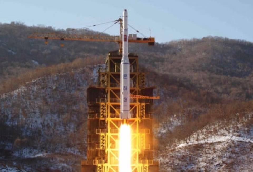Unha-3 Satellite Launch Vehicle - allegedly the basis for the Taepodong-2 ICBM