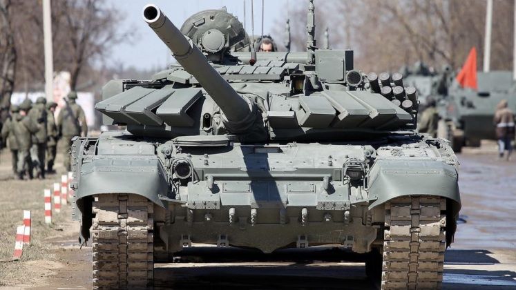 Russian Army T-72B3 Tank