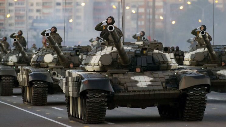 Belarusian Army T-72 Tanks