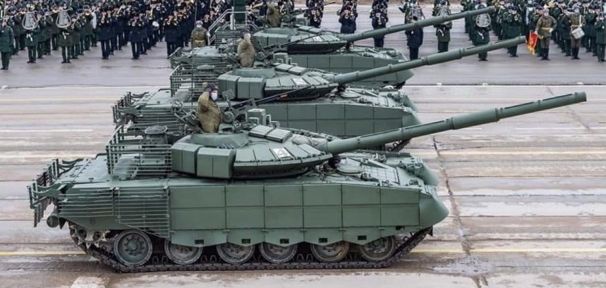 Modernised T-80BVM Tanks