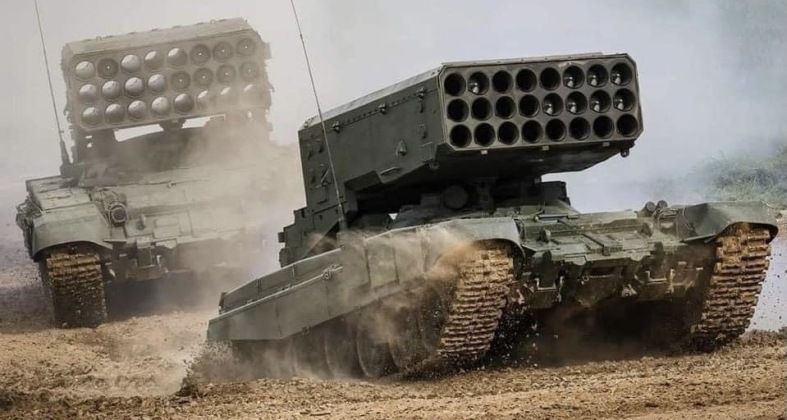 TOS-1 Rocket Artillery Batteries 