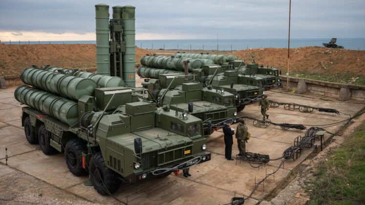 Missile Batteries From S-400 System