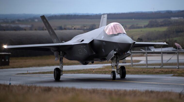 USAF F-35A Arrives at Spangdahlem Air Base 