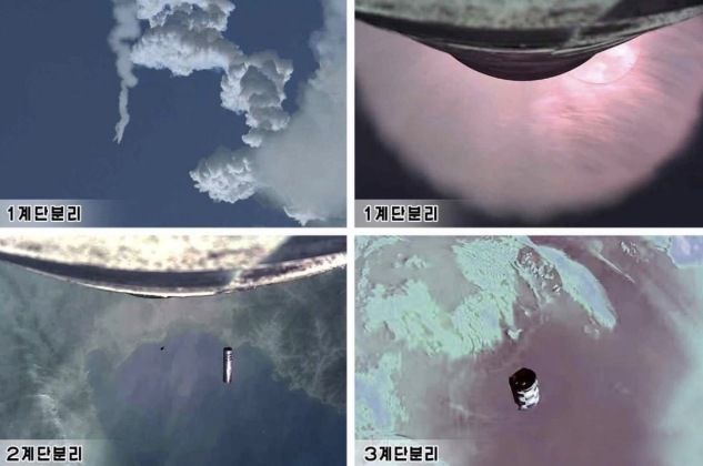 Footage Taken by Hwasong-18 in Space (KCNA)