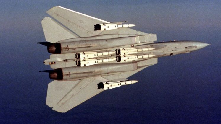 U.S. Navy F-14 with AIM-54 Missiles