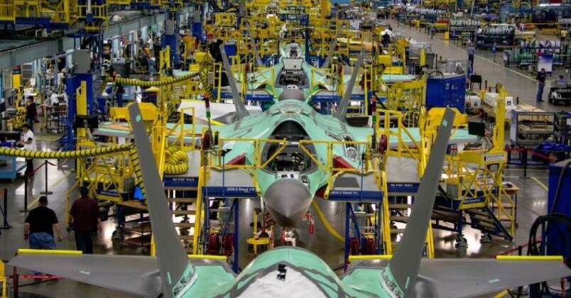 F-35s on Production Line