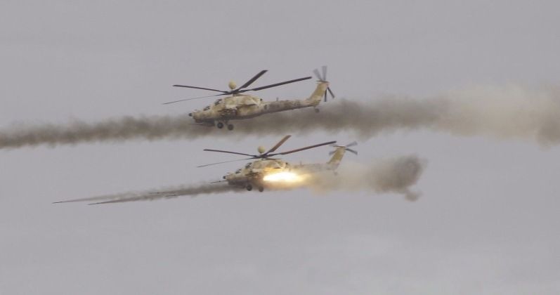 Algerian Mi-28s