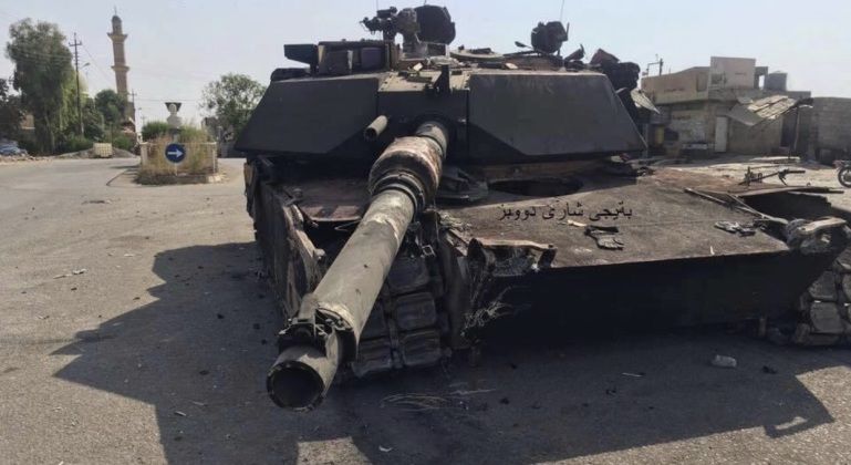 M1A1 Abrams Destroyed by Chinese HJ-8 Missile in Iraq