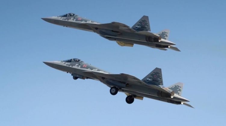 Serial Production Su-57s from the 929th Flight Test Centre