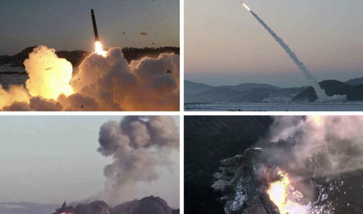 Launches From KN-25 600mm Artillery Batteries