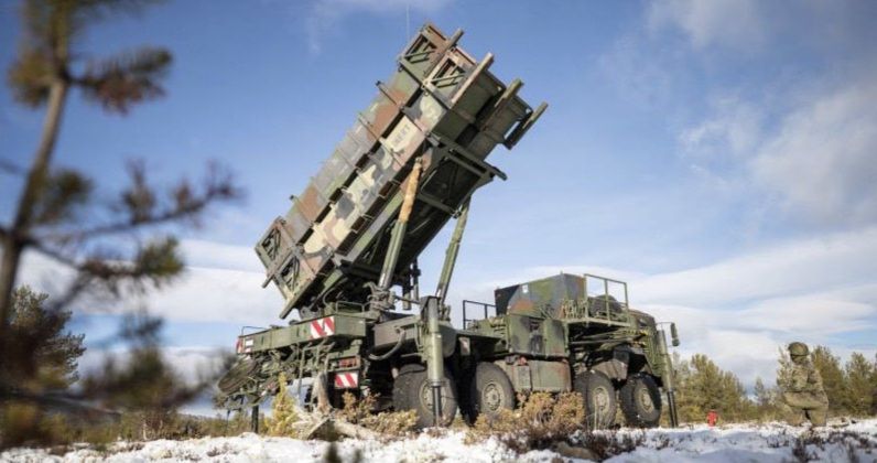 Missile Battery From Patriot Air Defence System