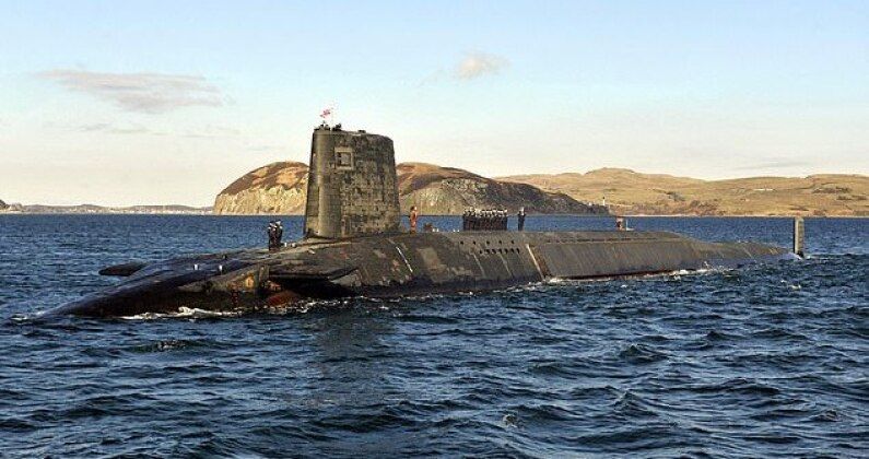 Vanguard Class Submarine HMS Victorious 
