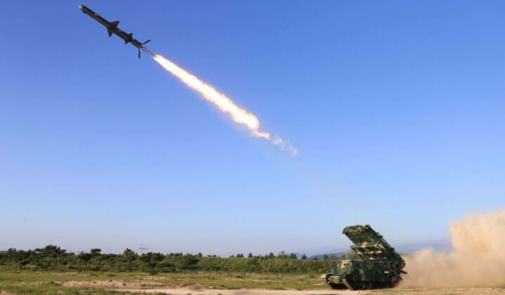 Kumsong-3 Cruise Missile Launch