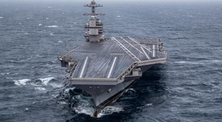 U.S. Navy Supercarrier USS Gerald Ford
