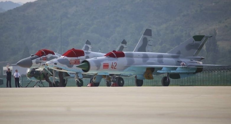 North Korean MiG-29, Su-25 and MiG-21 Combat Jets