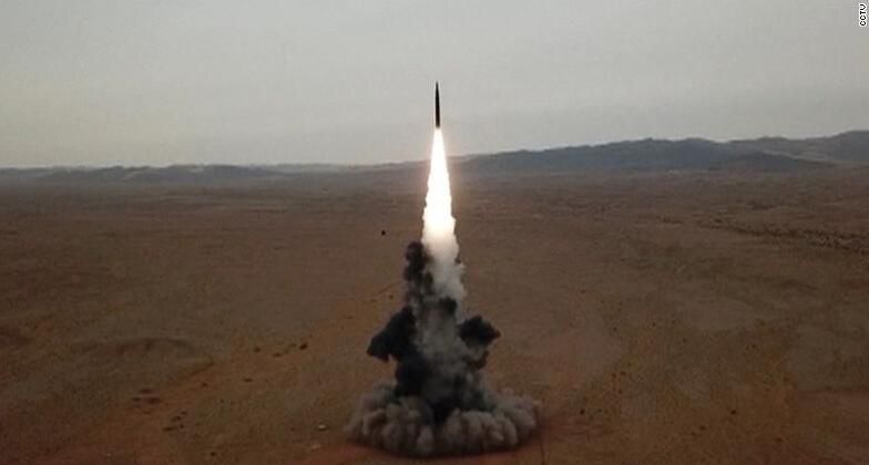 Launch of DF-26 Anti Ship Ballistic Missile