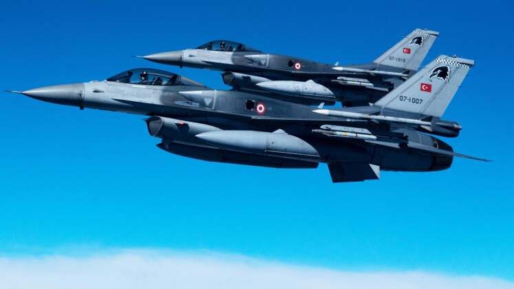 Turkish Air Force F-16s with AIM-120A/B and AIM-9 Missiles