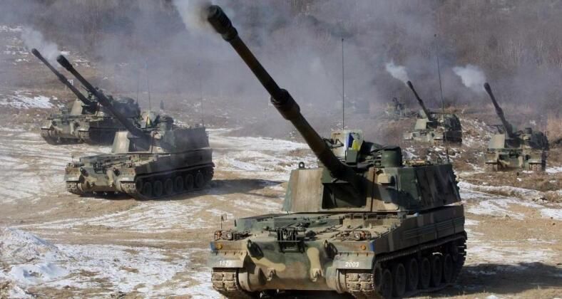 South Korean K9 Thunder Artillery 