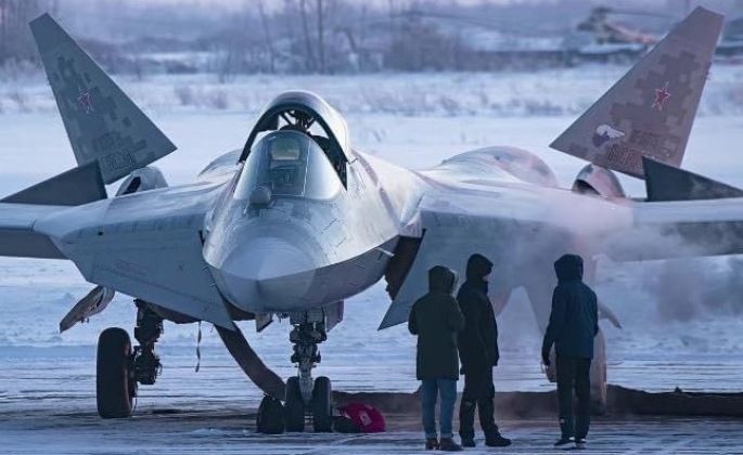Russian Su-57 Serial Production Model 