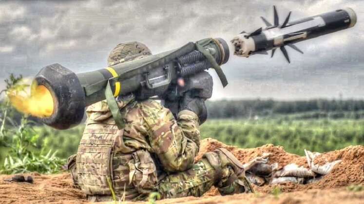Launch of Javelin Anti Tank Missile
