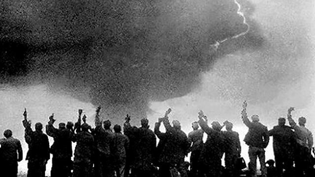 Chinese People's Liberation Army Personnel Observe First Successful Nuclear Test