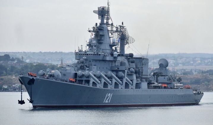 Russian Navy Slava Class Cruiser Moskva