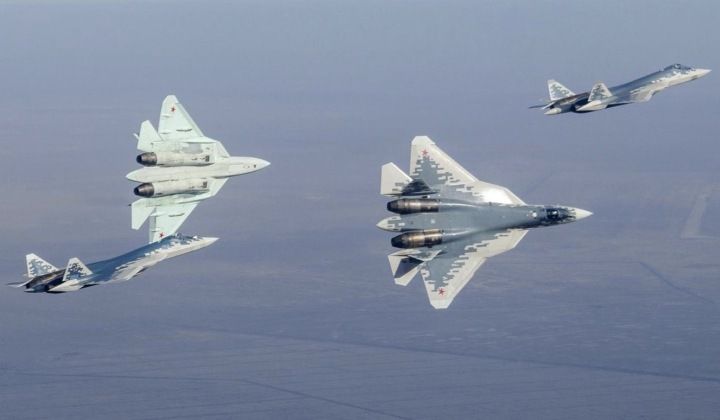 Su-57 Fighters 
