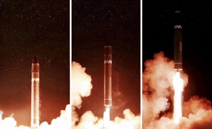 Hwasong-15 ICBM Test in November 2017 