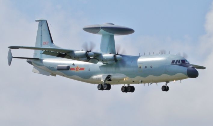 Chinese PLA Air Force KJ-500 AEW Aircraft