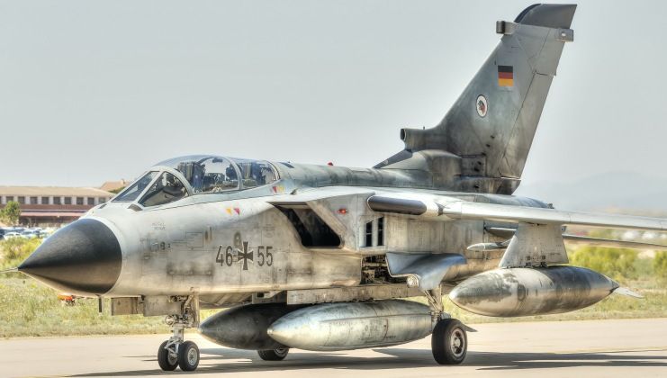 German Tornado Variable Swept Wing Fighter 