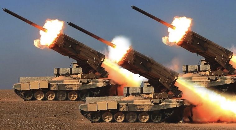 Russian TOS-1A Thermobaric Artillery 