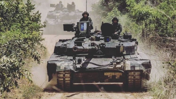 Ukrainian-Supplied Thai T-84 Tanks