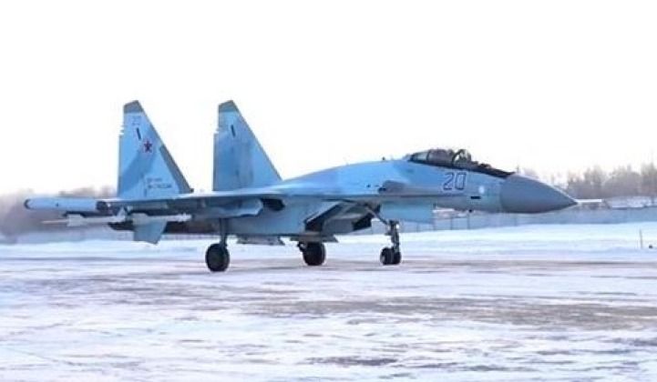 Russian Su-35 in Belarus After Redeployment From Far East
