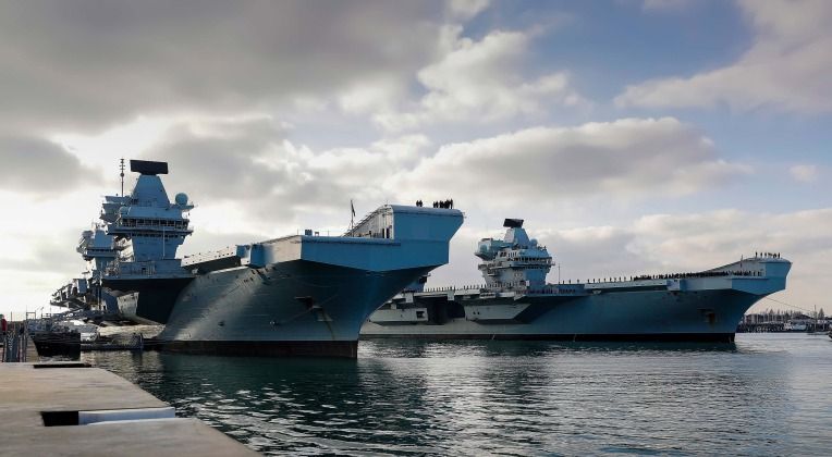 British Royal Navy Queen Elizabeth Class Carriers