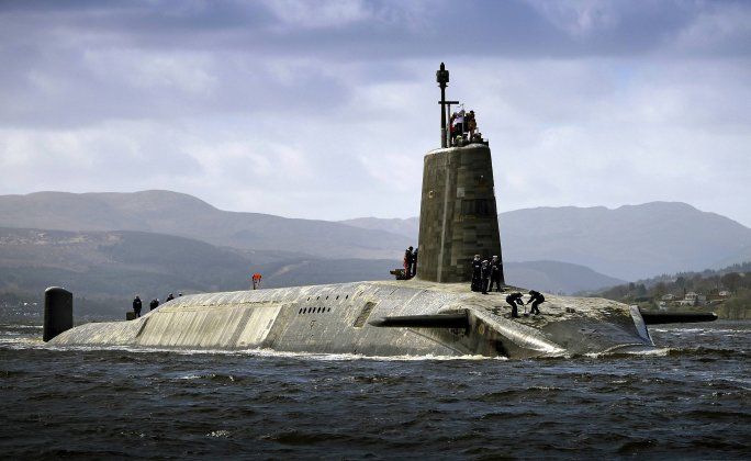 British Vanguard Class Nuclear Submarine