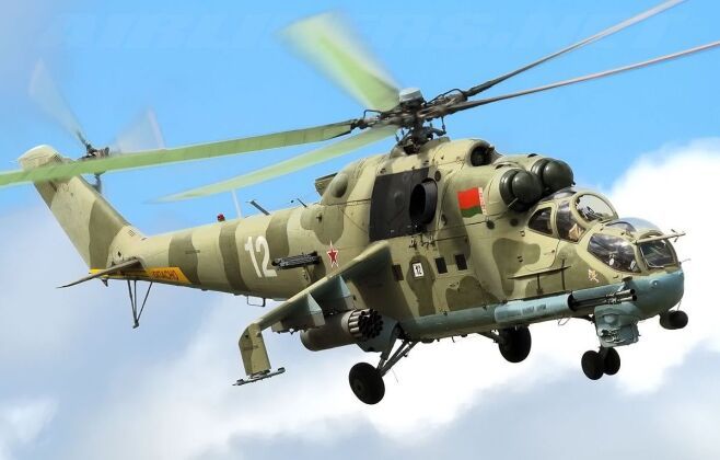 Belarusian Mi-24 Attack Helicopter