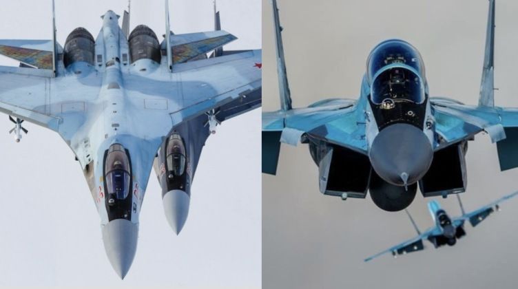 Su-35 (left) and MiG-35