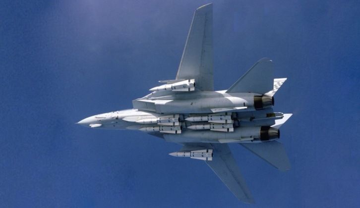U.S. Navy F-14 with Full Load of Six AIM-54 Missiles