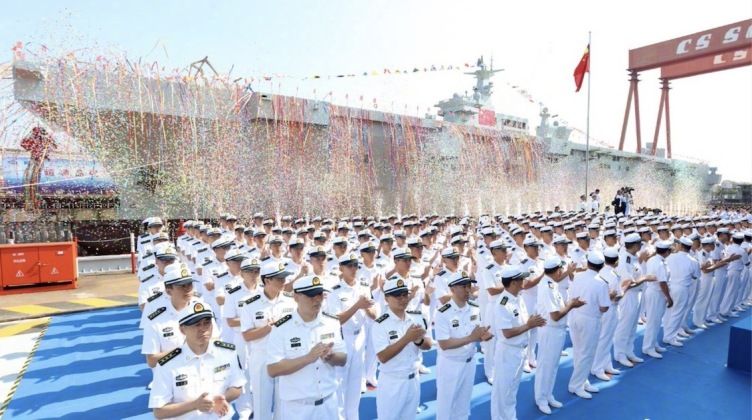 Launch of Type 075 Class Assault Carrier