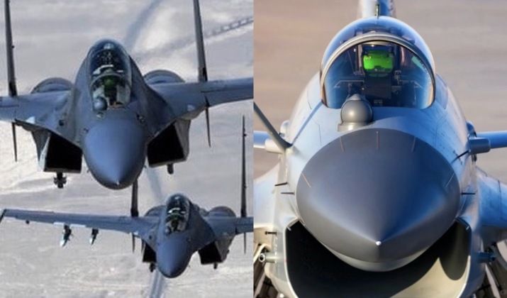 Chinese J-16 and J-10C Fighters