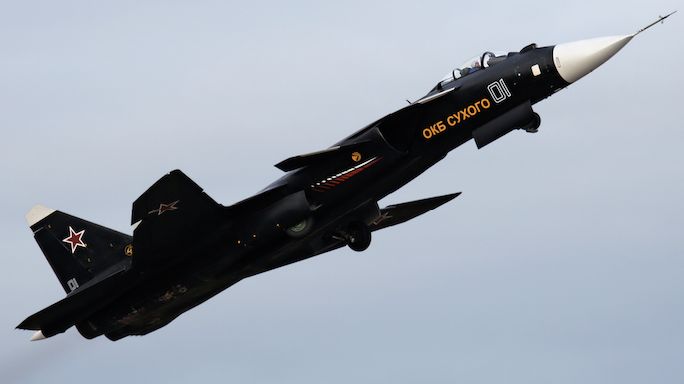 Russian Su-47 Forward Swept Wing Stealth Fighter 